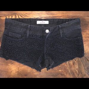 NWT Hollister Black Jean shorts